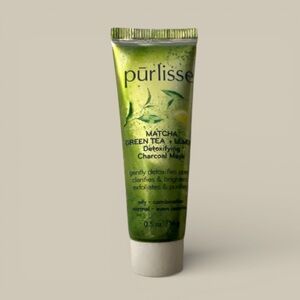 NEW Purlisse Matcha Green Tea + Lemon Detoxifying Charcoal Mask Mini